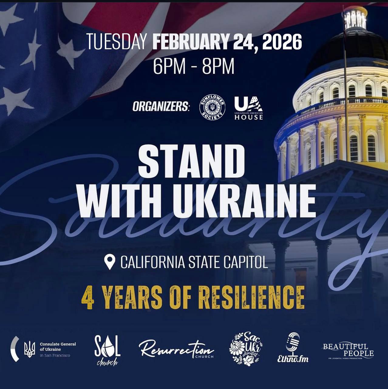 Stand with Ukraine: 4 years of resilience Stand with Ukraine: 4 years of resilience - Events - www.sharvarok.com