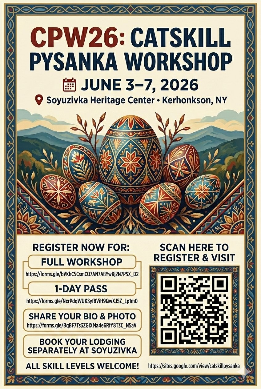 Catskill Pysanka Workshop Catskill Pysanka Workshop - Events - www.sharvarok.com