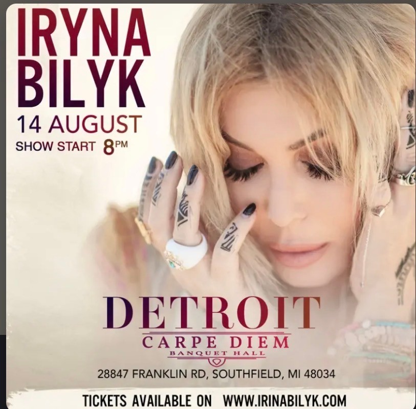Iryna Bilyk Concert in Detroit Iryna Bilyk Concert in Detroit - Events - www.sharvarok.com