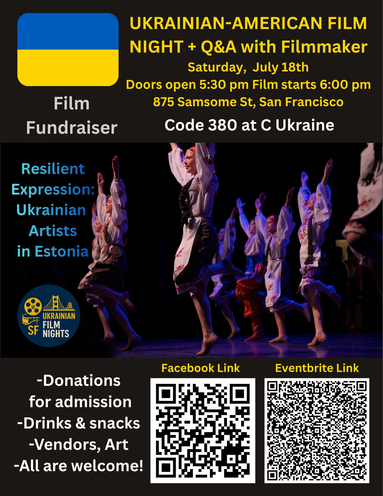Ukrainian Movie Night "Resilient Expression" Ukrainian Movie Night "Resilient Expression" - Events - www.sharvarok.com
