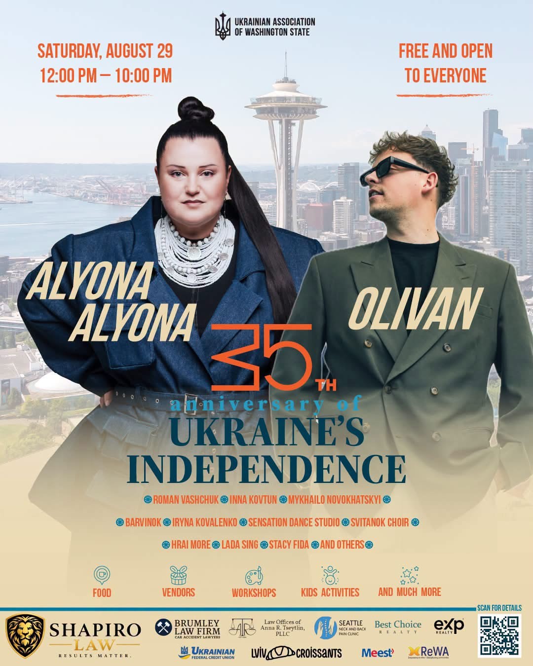 Ukraine Independence 35th Anniversary Celebration Ukraine Independence 35th Anniversary Celebration - Events - www.sharvarok.com