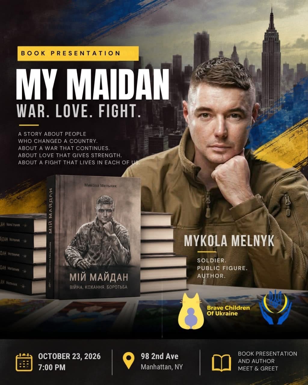 Book Presentation by Mykola Melnyk in New York Book Presentation by Mykola Melnyk in New York - Events - www.sharvarok.com