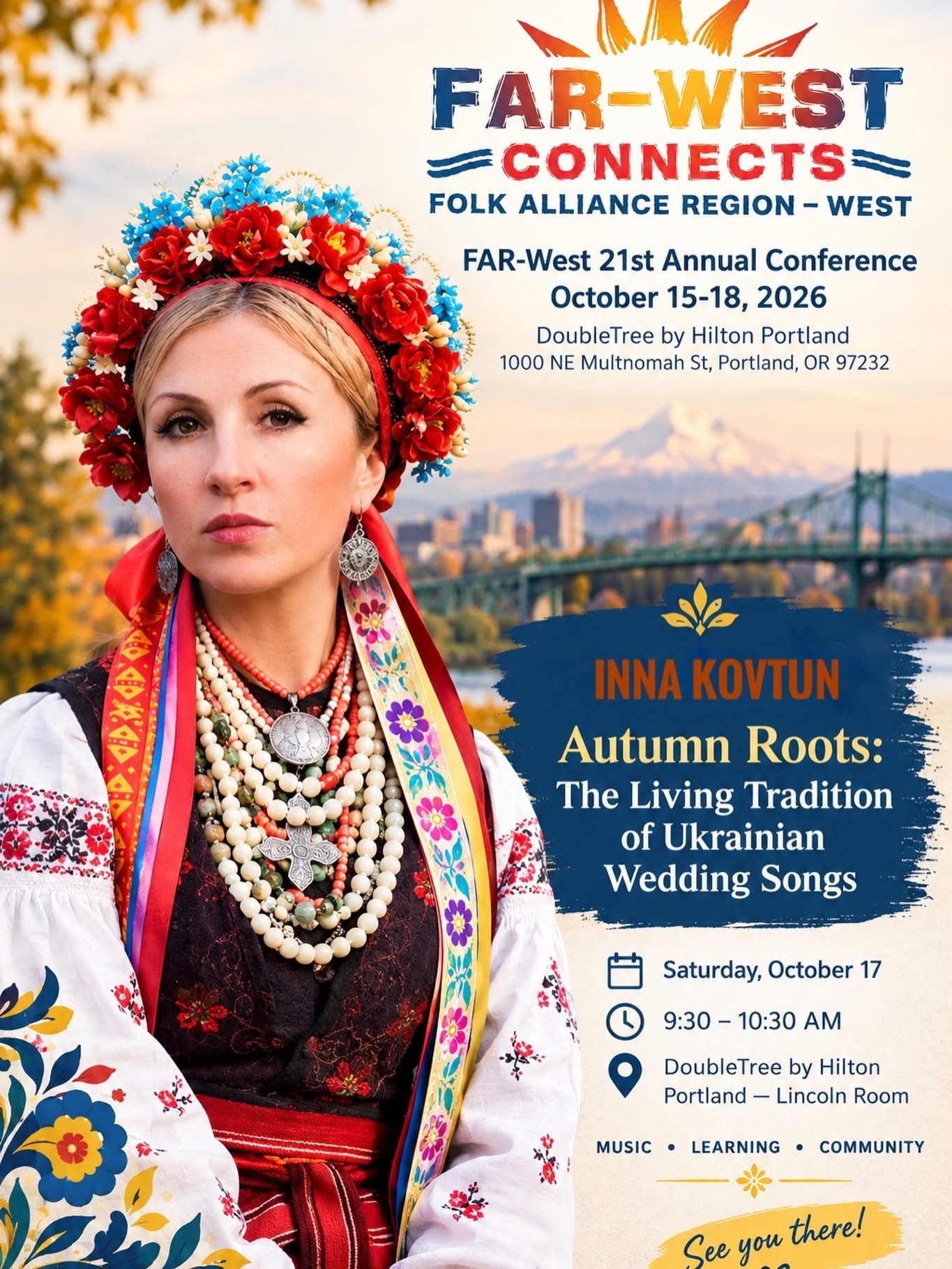 Ukrainian Folk Workshop at FAR-West 2026 Ukrainian Folk Workshop at FAR-West 2026 - Events - www.sharvarok.com